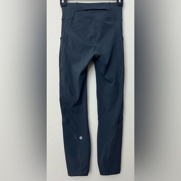 Lululemon Time To Sweat Crop *23" Melanite Size 2 - Picture 6 of 14